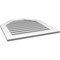 Ekena Millwork Octagonal Top Surface Mount PVC Gable Vent: Functional, w/ 3-1/2"W x 1"P Standard Frame, 30"W x 32"H GVPOT30X3201SF - alternate 3